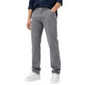 Men's Ash Grey Slim Fit Stretch Denim Jeans