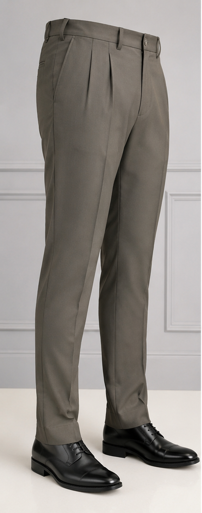 Men's Olive Formal Trouser