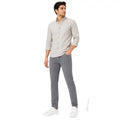 Men's Steel Grey Slim Fit Stretch Denim Jeans