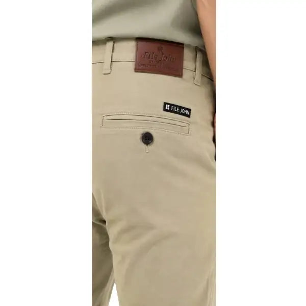 Men's Classic Khaki Slim Fit Cotton Stretch Pants