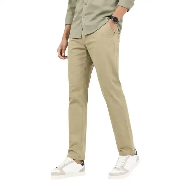 Men's Classic Khaki Slim Fit Cotton Stretch Pants