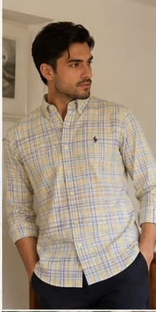 New Oxford Polo Checks Exclusive Colour Shirt