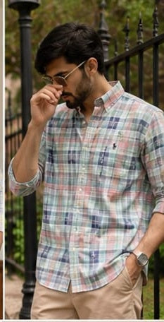 New Oxford Polo Checks Exclusive Colour Shirt