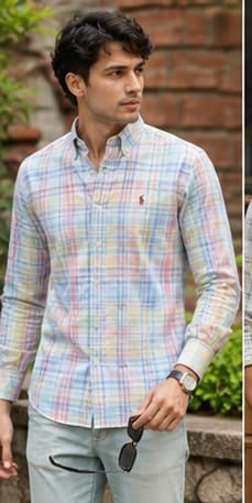 New Oxford Polo Checks Exclusive Colour Shirt